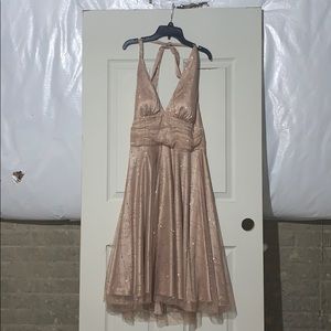gold party dress